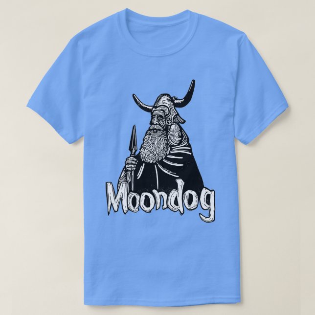 Moondog linocut T-Shirt (Design Front)