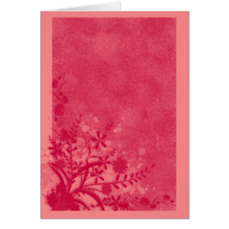 .::MoonDreams::. Floral Hot Pink 2 Note Cards