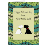 .::MoonDreams::. Happy Father's Day Dogs Card