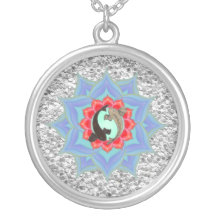 .::MoonDreams::. Koi Lotus Silver Mandala