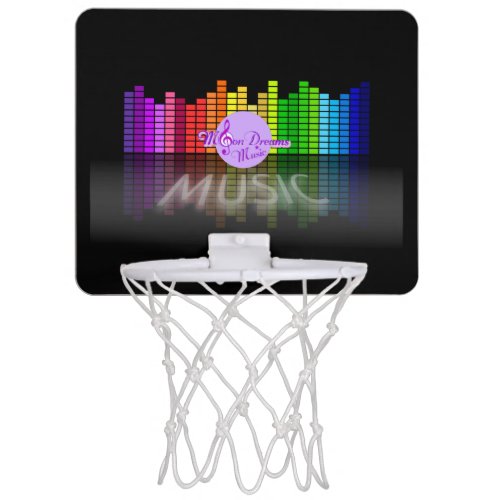 MoonDreams Music Equalizer Mini Basketball Hoop