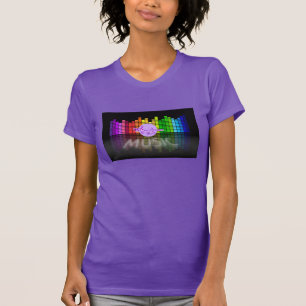 MoonDreams Music Equalizer Purple Fine Jersey Tee