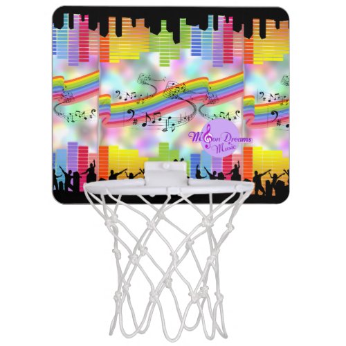 MoonDreams Music Nights Mini Basketball Goal Mini Basketball Hoop