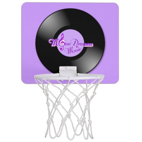 MoonDreams Music Record Mini Basketball Hoop