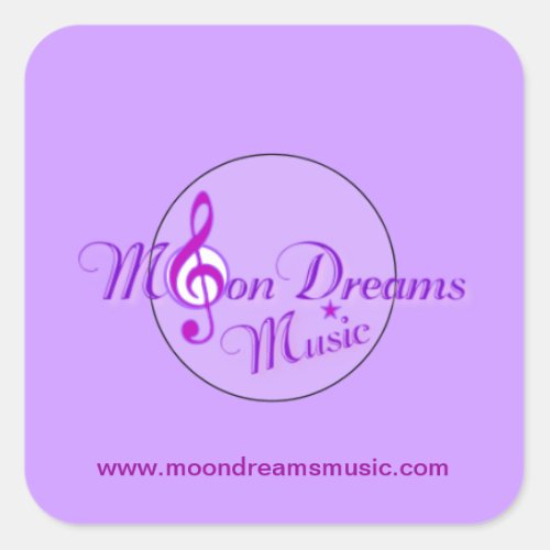 MoonDreams Music Stickers _ Sheet of 20