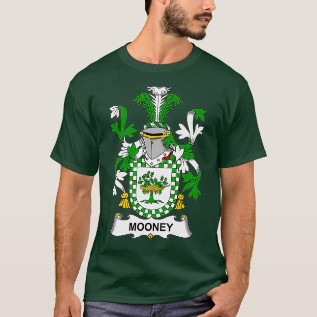 Mooney Coat of Arms  Family Crest T-Shirt (Front)