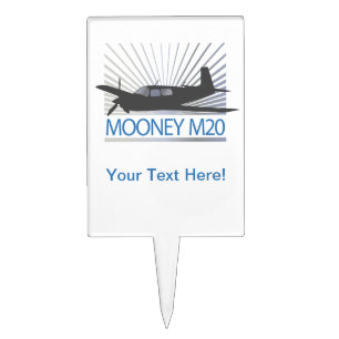 Mooney M20 Aircraft Cake Topper