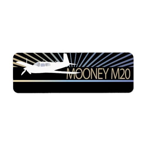 Mooney M20 Aircraft Label