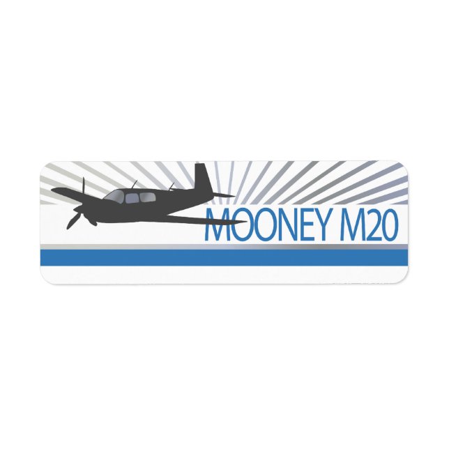 Mooney M20 Aircraft Label (Front)