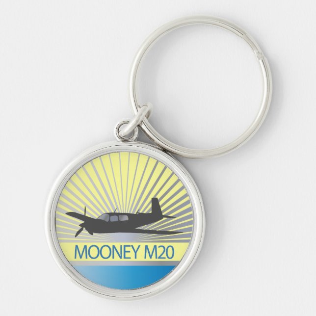 Mooney M20 Aviation Keychain (Front)