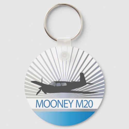 Mooney M20 Aviation Keychain