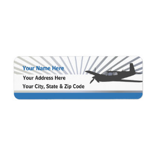 Mooney M20 Aviation Label