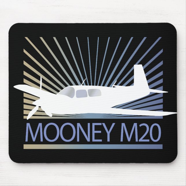 Mooney M20 Aviation Mouse Pad (Front)