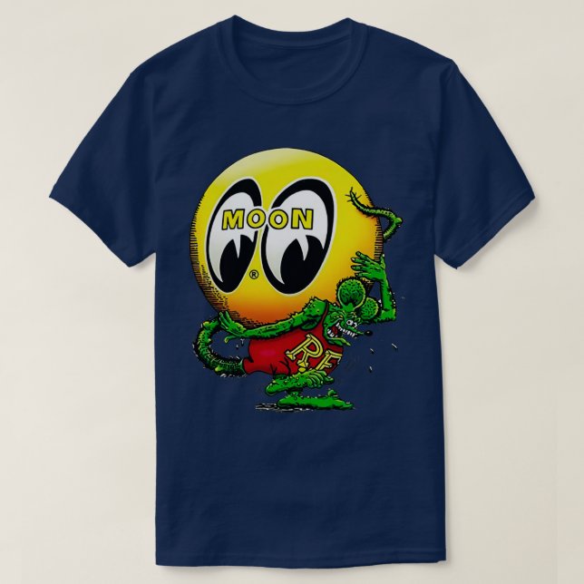 Mooneyes and Rat T-Shirt (Design Front)