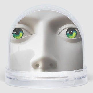 Moonfaced Love Object Snow Globe