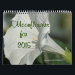 Moonflower Calendar---EDIT YEAR as needed Calendar<br><div class="desc">Moonflowers have the most exotic fragrance as well as being uniquely beautiful. Enjoy seeing moonflowers every day with this calendar or buy several for gifts. You can personalize them if desired--noting special dates or birthdays if you wish. To see matching moonflower items including cards, stamps, mugs, t-shirts and more- go...</div>