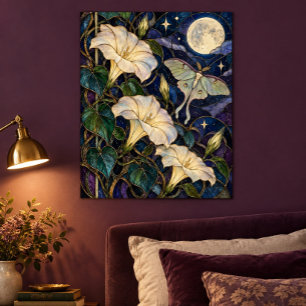 Moonflower Glasshouse Art Print