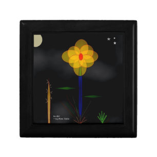 "Moonflower, Moonflower" Wooden Keepsake Box