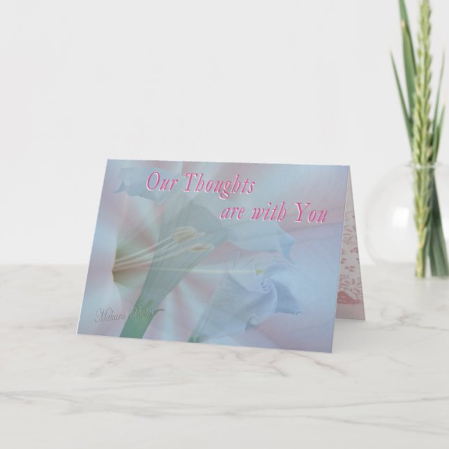 Moonflower Vision 2-customize any occasion Card (Front)