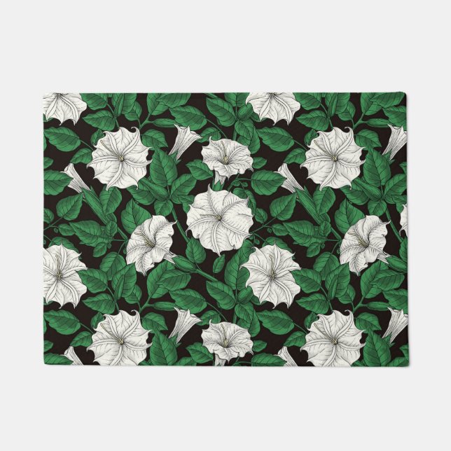 Moonflowers 2 doormat (Front)