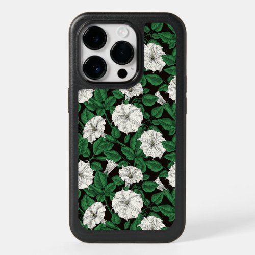 Moonflowers 2 OtterBox iPhone 14 pro case