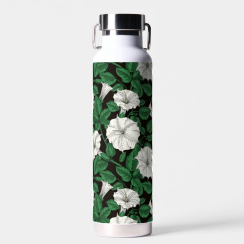 Moonflowers 2 water bottle