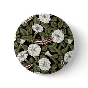 Moonflowers and sphinx moths button