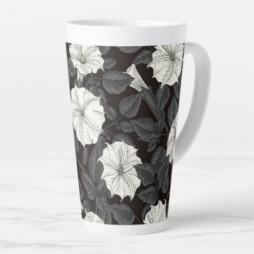 Moonflowers Latte Mug