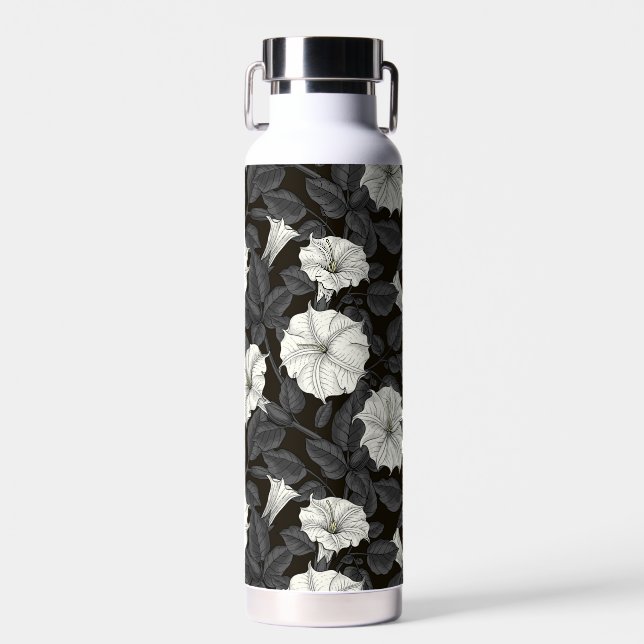 Moonflowers Water Bottle (Front)