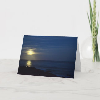 Moonglow - Blank Greeting Card