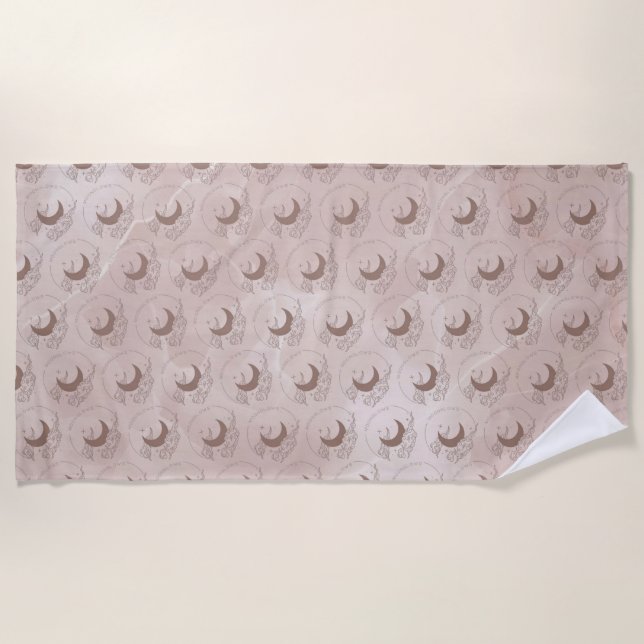 Moonglows Beach Towel (Front)