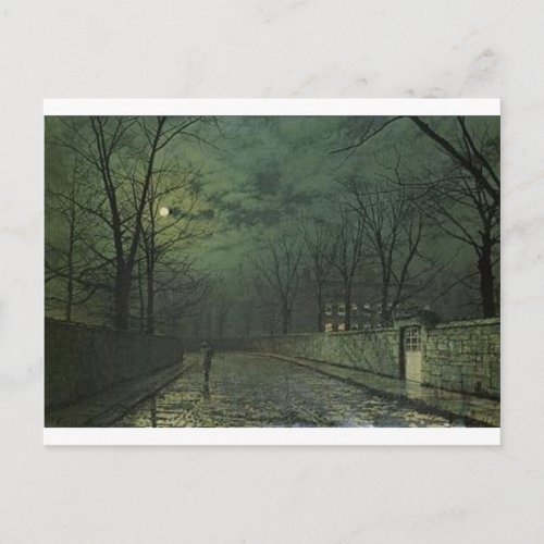 Moonlight After Rain by John Atkinson Grimshaw Postcard