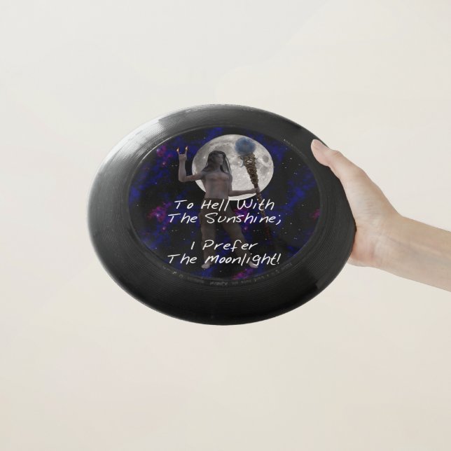 Moonlight and Magick Wham-O Frisbee (In Hand)