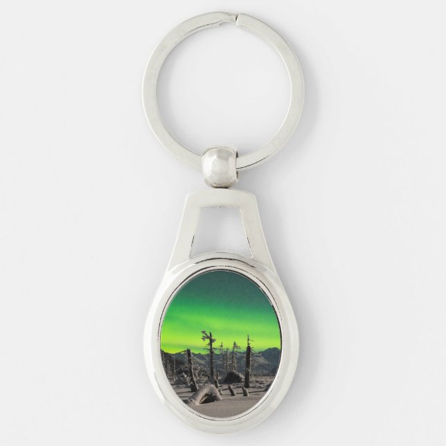 Moonlight Aurora Keychain (Front)