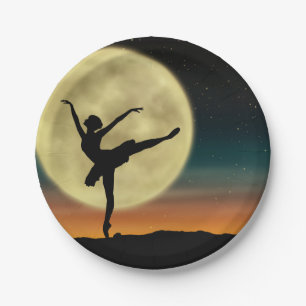 Moonlight Ballet Paper Plates