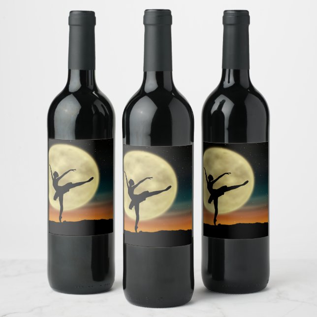 Moonlight Ballet Wine Label (Bottles)