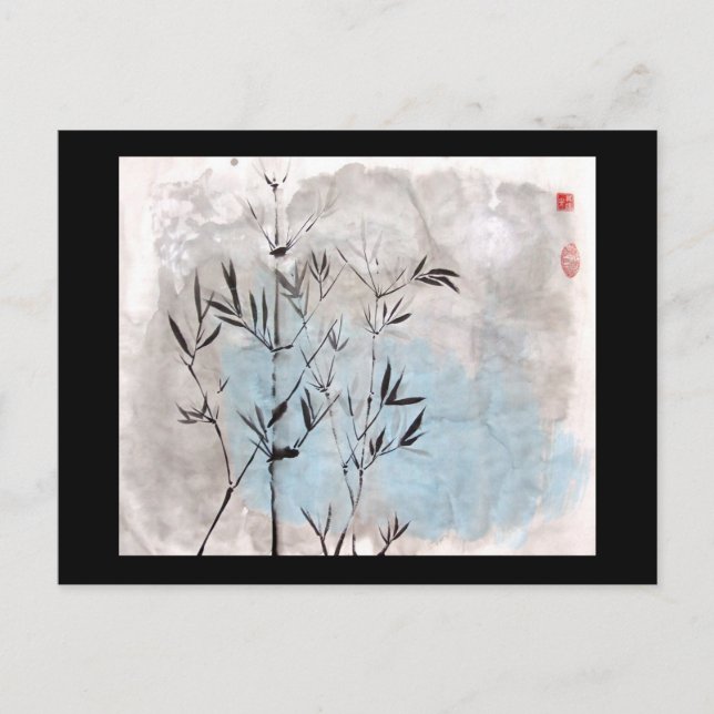 Moonlight Bamboo Postcard (Front)