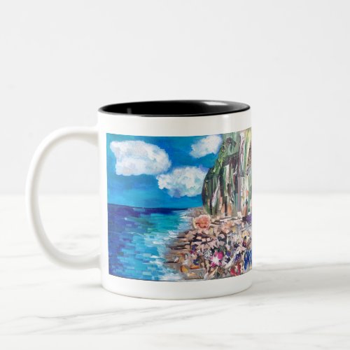 Moonlight Beach Encinitas Two_Tone Coffee Mug