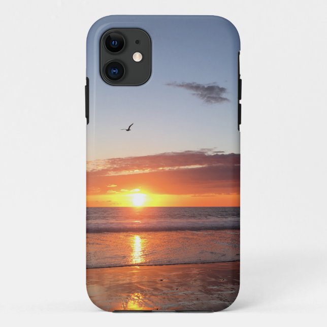 Moonlight Beach Sunset Case-Mate iPhone Case (Back)
