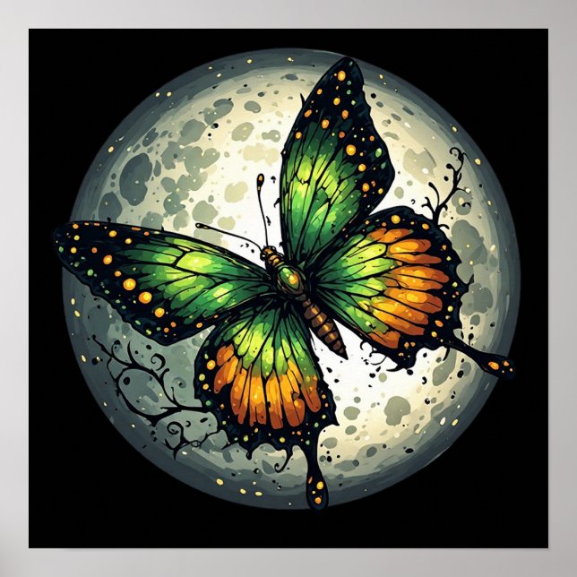Moonlight Butterfly Poster (Front)