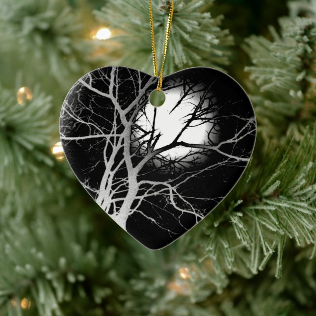 Moonlight Ceramic Ornament (Tree)