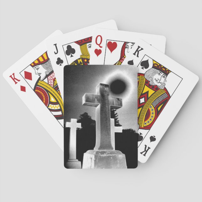 Moonlight Cross Poker Cards (Back)