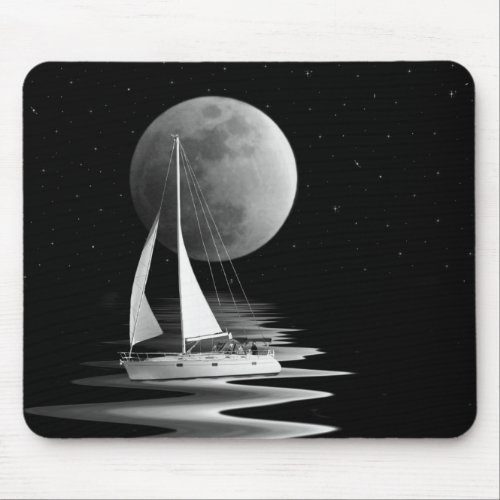 Moonlight Cruise Mouse Pad