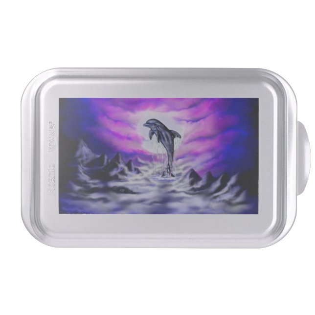 Moonlight Dolphin Cake Pan (Front)