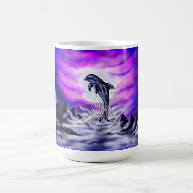 Moonlight Dolphin Color Morph Mug (Center)
