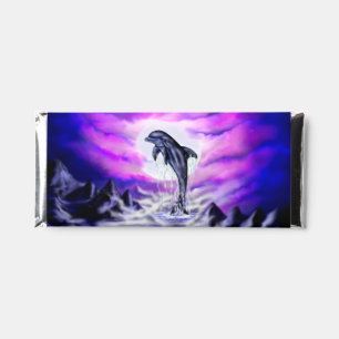 Moonlight Dolphin Hershey Bar Favors