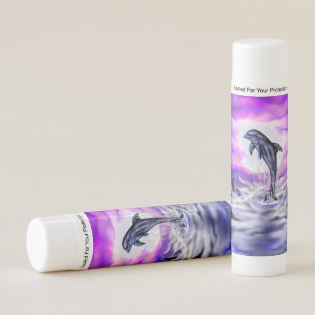Moonlight Dolphin Lip Balm (Front)