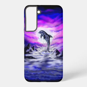 Moonlight Dolphin Samsung Galaxy S22+ Case