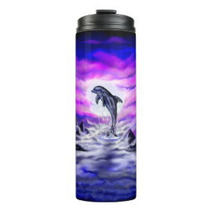 Moonlight Dolphin Thermal Tumbler