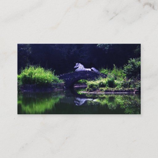 Customizable moonlight dreams business card template